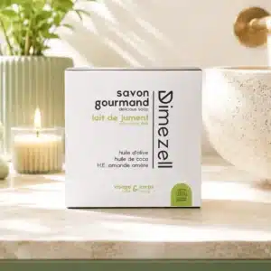Savon au lait de jument solide Gourmand bio Dimezell